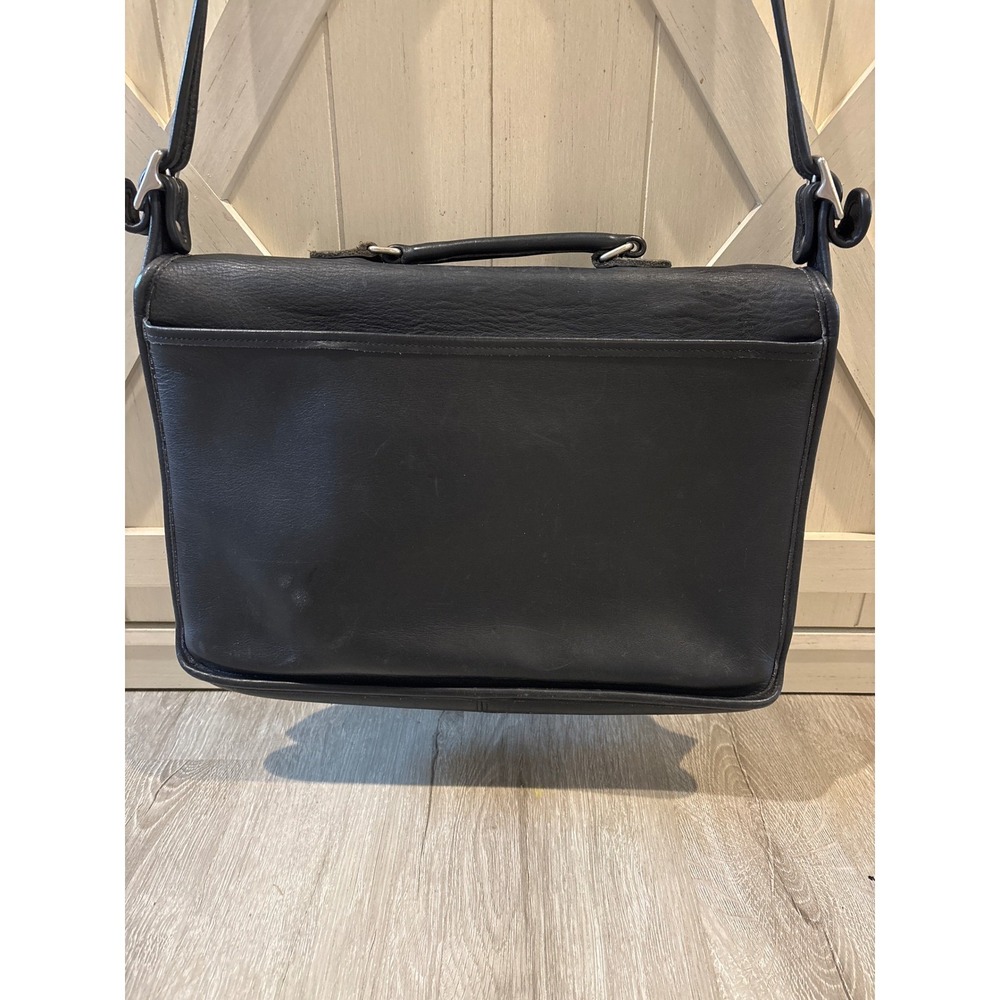 VTG COACH 5180 Classic Legacy Metropolitan Briefcase Crossbody Unisex Leather - Picture 3 of 9